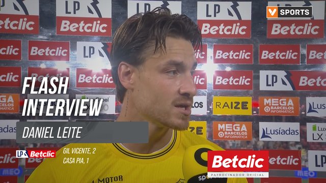 I Liga (#31) | Gil Vicente 2-1 Casa Pia: Flash Interview Daniel Leite