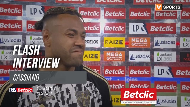 I Liga (#31) | Gil Vicente 2-1 Casa Pia: Flash Interview Cassiano