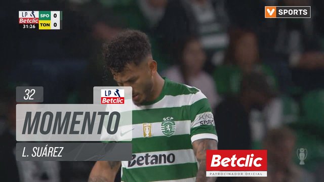 Sporting, Jogada, L. Suárez aos 32'