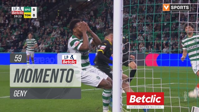 Sporting, Jogada, Geny aos 59'