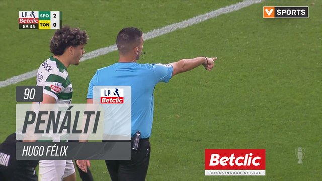 Tondela, Penálti, Hugo Félix aos 90'