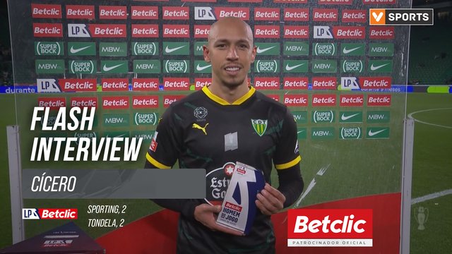 I Liga (#26) | Sporting 2-2 Tondela: Flash Interview Cícero
