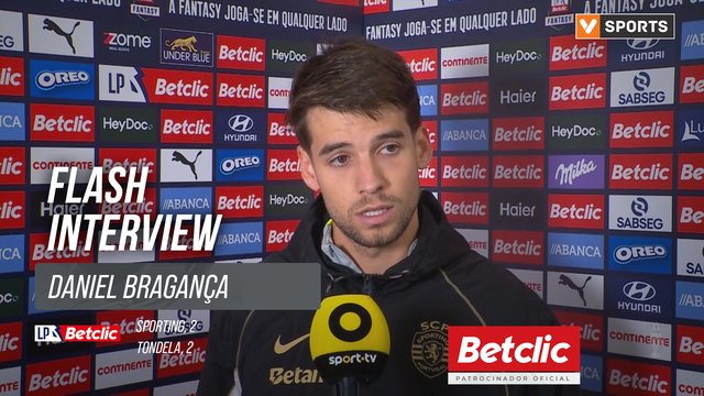 I Liga (#26) | Sporting 2-2 Tondela: Flash Interview Daniel Bragança