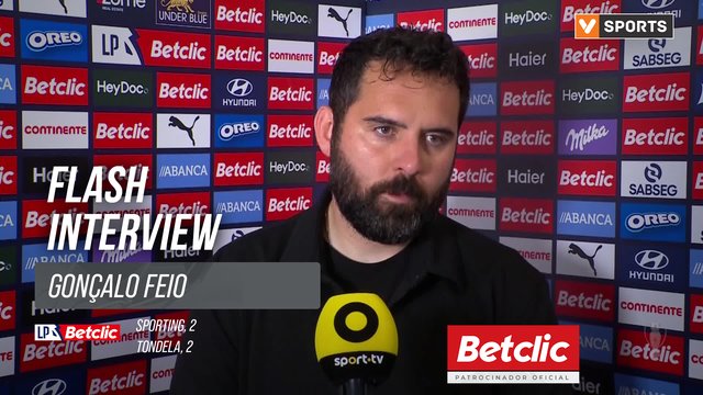 I Liga (#26) | Sporting 2-2 Tondela: Flash Interview Gonçalo Feio