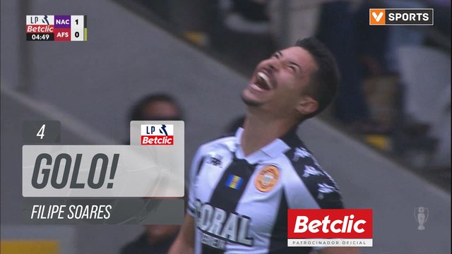 GOLO! Nacional, Filipe Soares aos 4', Nacional 1-0 AFS