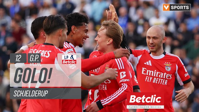 GOLO! Benfica, Schjelderup aos 12', Famalicão 0-1 Benfica