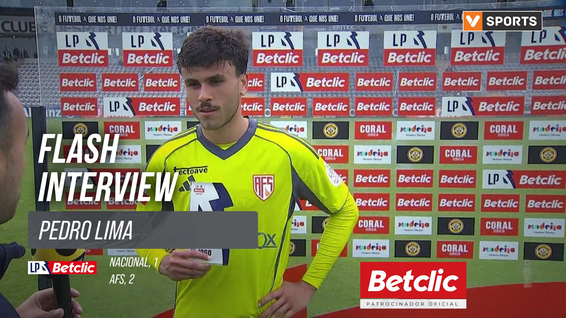 I Liga (#32) | Nacional 1-2  AFS: Flash Interview ...
