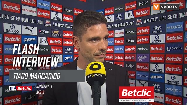 I Liga (#32) | Nacional 1-2 AFS: Flash Interview Tiago Margarido