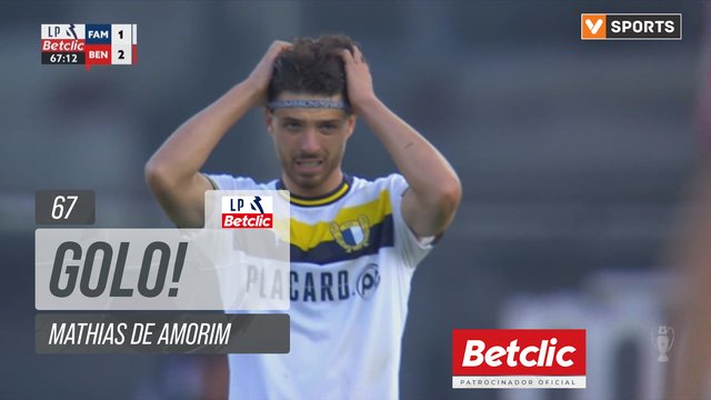 GOLO! Famalicão, Mathias de Amorim aos 67', Famalicão 1-2 Benfica