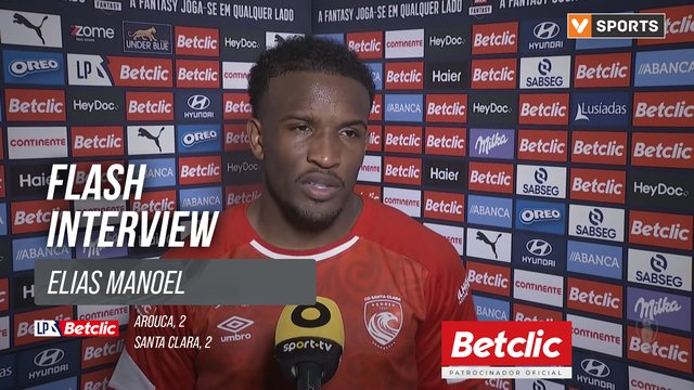 I Liga (#32) | Arouca 2-2 Santa Clara: Flash Interview Elias Manoel