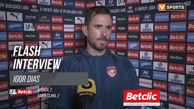 I Liga (#32) | Arouca 2-2 Santa Clara: Flash Interview Igor Dias