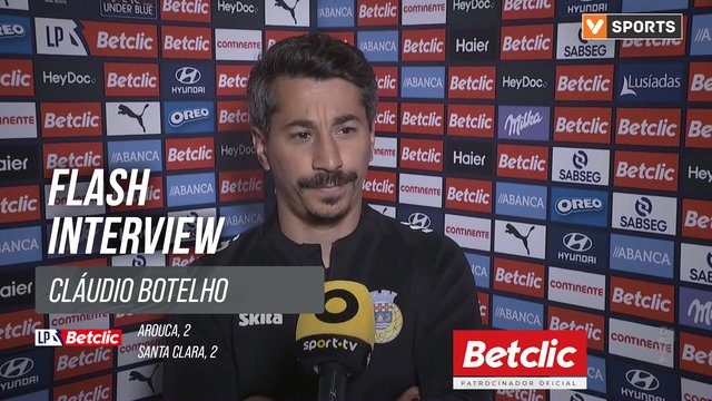 I Liga (#32) | Arouca 2-2 Santa Clara: Flash Interview Cláudio Botelho