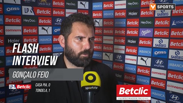 I Liga (#32) | Casa Pia 0-1 Tondela: Flash Interview Gonçalo Feio