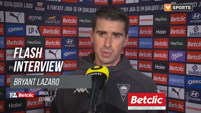 I Liga (#32) | Braga 1-1 Estoril: Flash Interview Bryant Lazaro