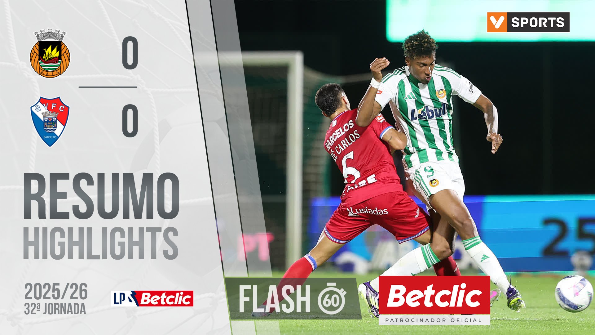I Liga (32ªJ): Resumo Flash Rio Ave 0-0 Gil Vicente