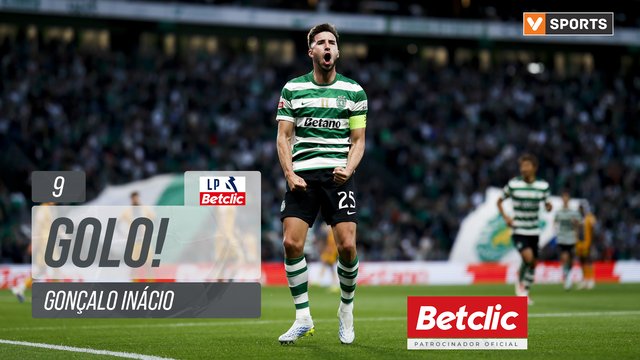 GOLO! Sporting, Gonçalo Inácio aos 9', Sporting 1-0 Vitória SC