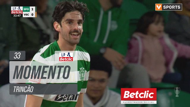 Sporting, Jogada, Trincão aos 33'