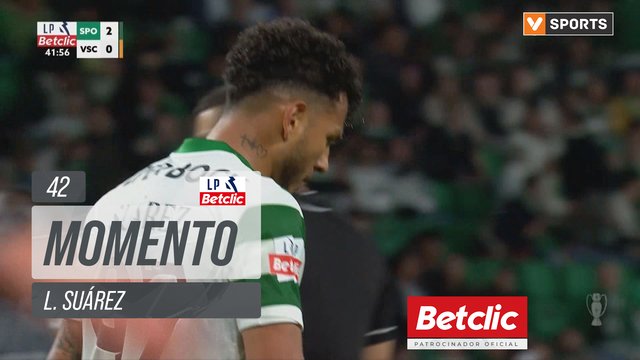 Sporting, Jogada, L. Suárez aos 42'