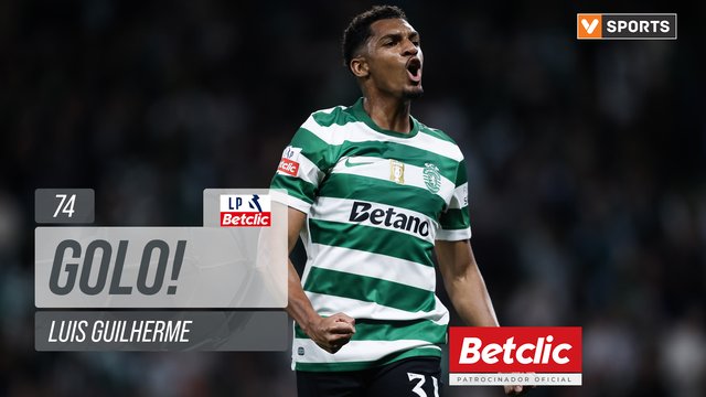 GOLO! Sporting, Luis Guilherme aos 74', Sporting 5-0 Vitória SC