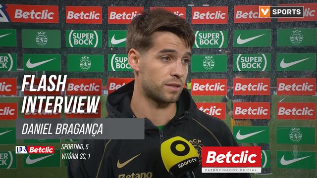 I Liga (#32) | Sporting 5-1 Vitória SC: Flash Interview Daniel Bragança