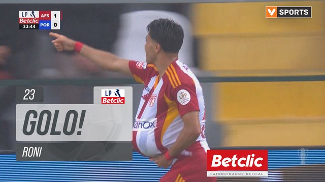 GOLO! AFS, Roni aos 23', AFS 1-0 FC Porto