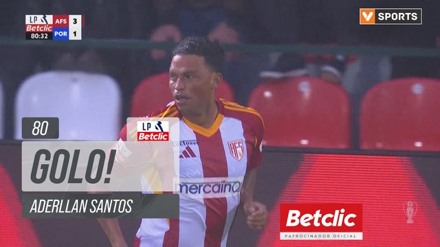 GOLO! AFS, Aderllan Santos aos 80', AFS 3-1 FC Porto