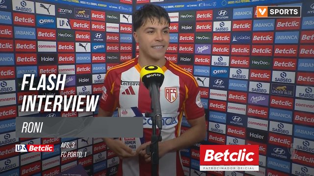 I Liga (#33) | AFS 3-1 FC Porto: Flash Interview Roni