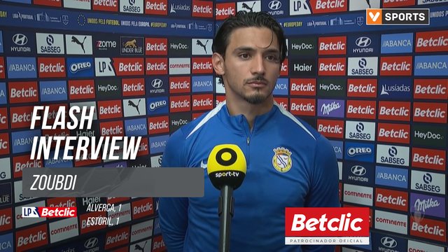 I Liga (#33) | Alverca 1-1 Estoril: Flash Interview Zoubdi