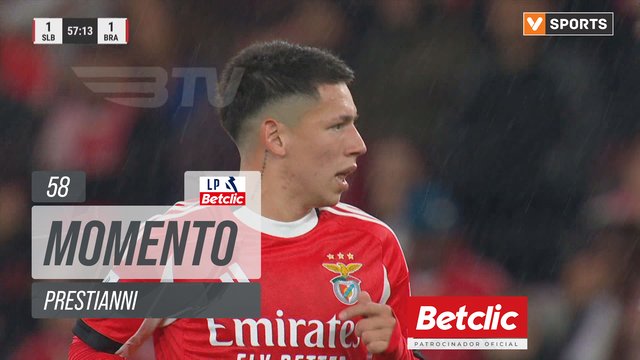 Benfica, Jogada, Prestianni aos 58'