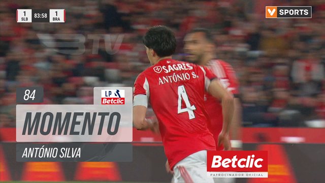 Benfica, Jogada, António Silva aos 84'