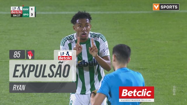Rio Ave, Expulsão, Ryan aos 85'