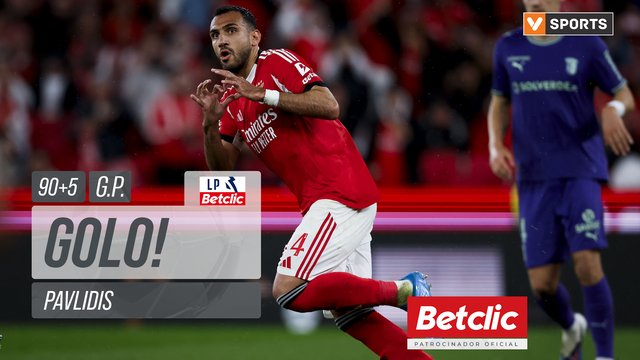 GOLO! Benfica, Pavlidis aos 90'+5', Benfica 2-2 Braga