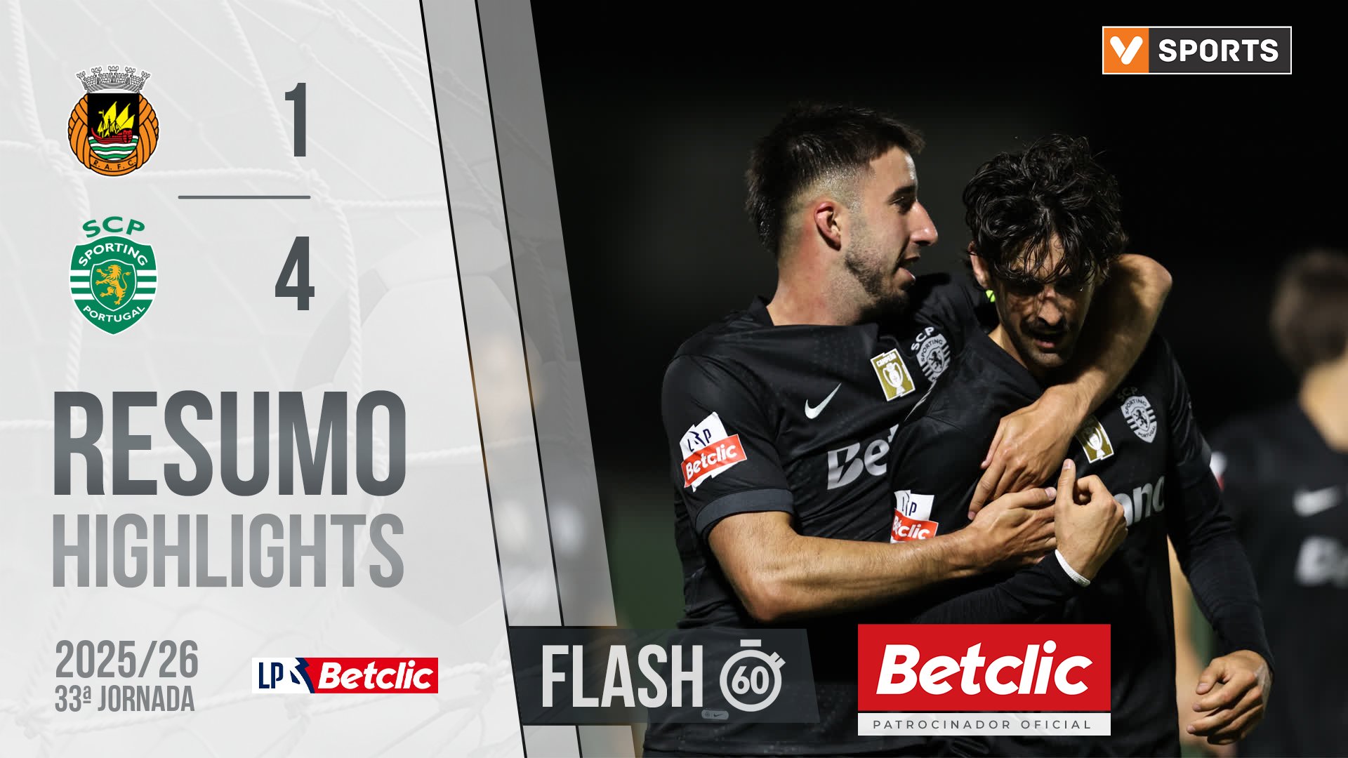 Confira o resumo/melhores momentos do Rio Ave - Sporting
