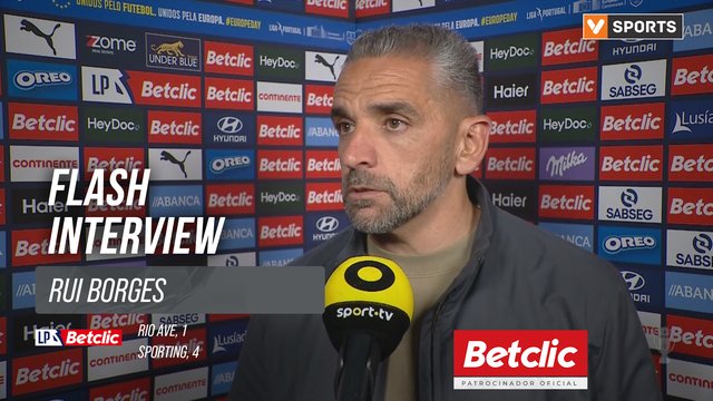 I Liga (#33) | Rio Ave 1-4 Sporting: Flash Interview Rui Borges