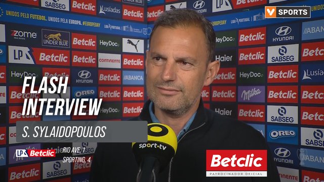 I Liga (#33) | Rio Ave 1-4 Sporting: Flash Interview S. Sylaidopoulos