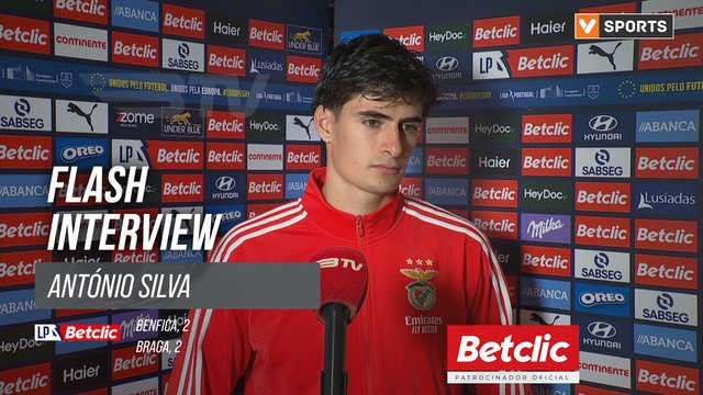 I Liga (#33) | Benfica 2-2 Braga: Flash Interview António Silva