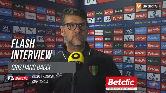 I Liga (#33) | Estrela Amadora 0-0 Famalicão: Flash Interview Cristiano Bacci