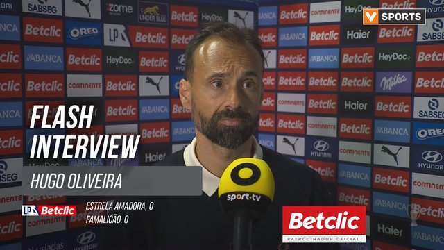 I Liga (#33) | Estrela Amadora 0-0 Famalicão: Flash Interview Hugo Oliveira