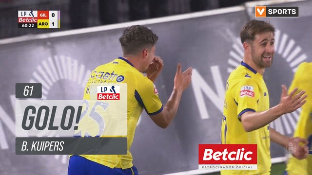 GOLO! Arouca, B. Kuipers aos 61', Gil Vicente 0-1 Arouca