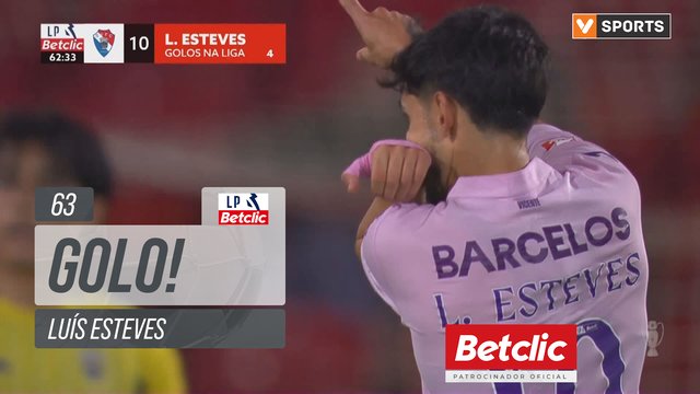 GOLO! Gil Vicente, Luís Esteves aos 63', Gil Vicente 1-1 Arouca