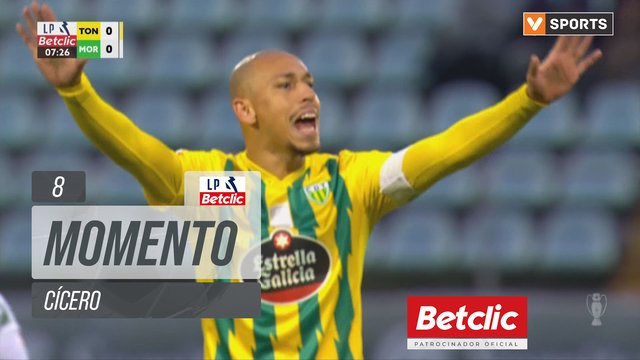 Tondela, Jogada, Cícero aos 8'