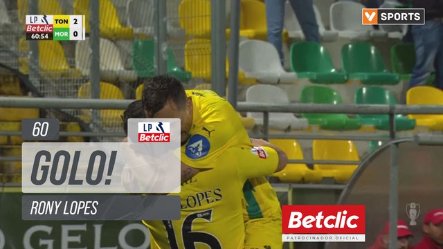 GOLO! Tondela, Rony Lopes aos 60', Tondela 2-0 Moreirense