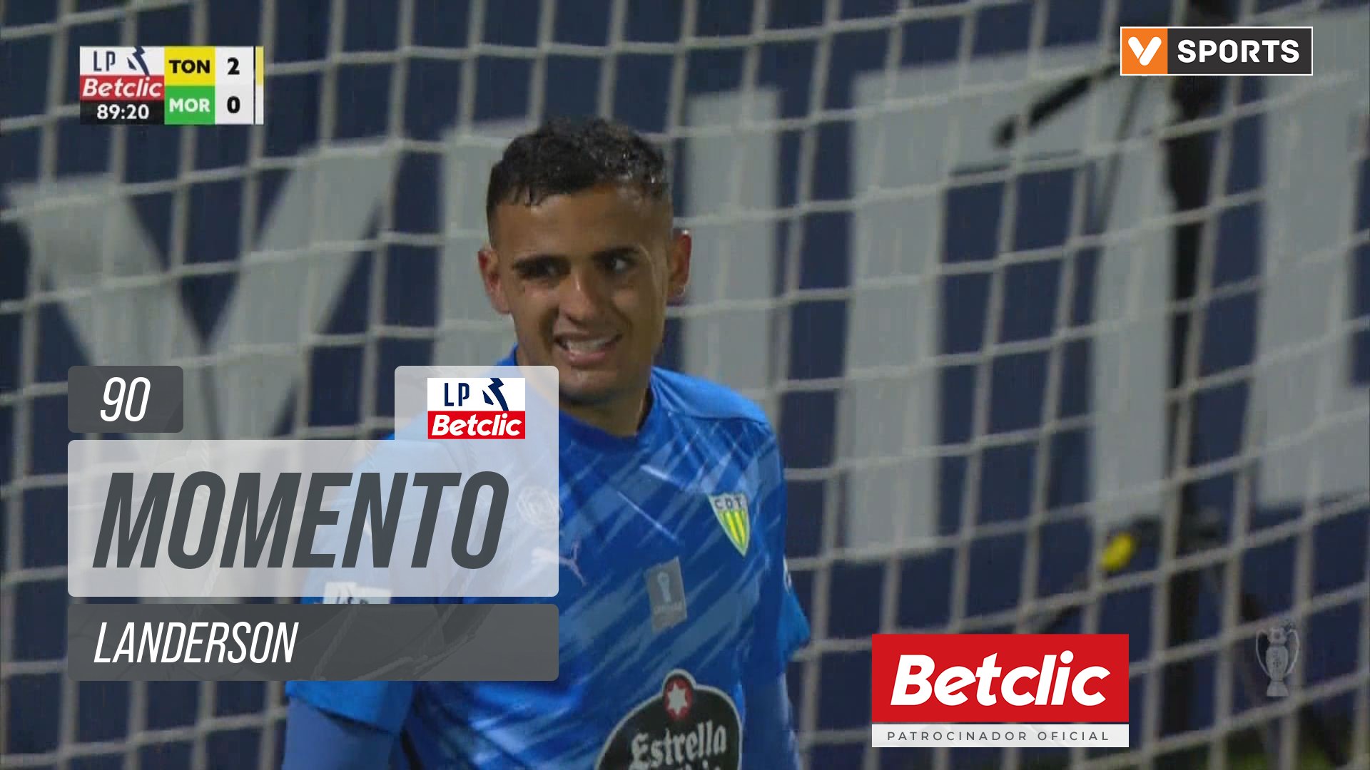 Moreirense, Jogada, Landerson aos 90'