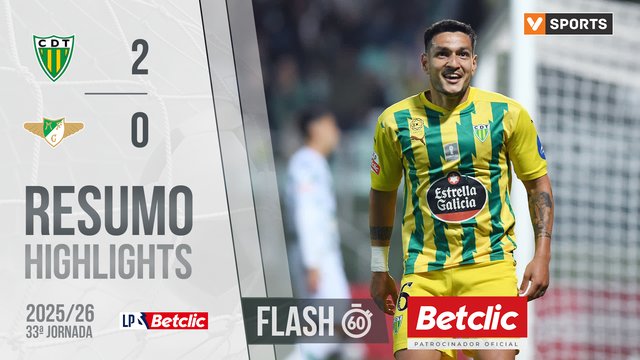 Liga Portugal Betclic (33ªJ): Resumo Flash Tondela 2-0 Moreirense