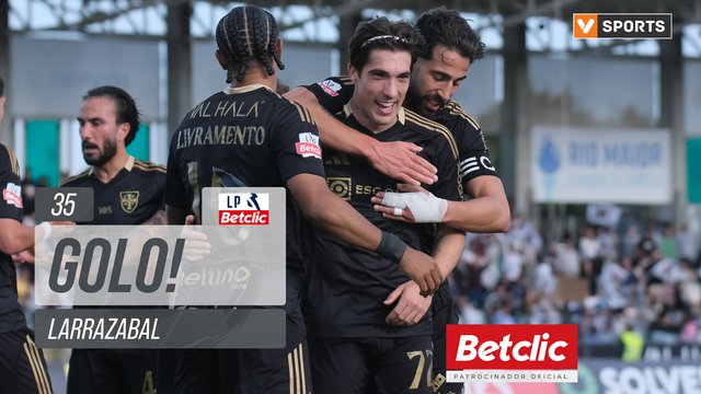 GOLO! Casa Pia, Larrazabal aos 35', Casa Pia 1-0 Rio Ave