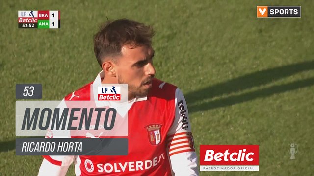 Braga, Jogada, Ricardo Horta aos 53'