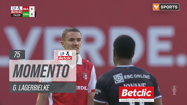 Braga, Jogada, G. Lagerbielke aos 75'