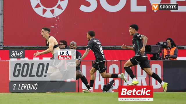 GOLO! Estrela Amadora, S. Leković aos 90'+6', Braga 2-2 Estrela Amadora