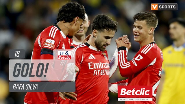 GOLO! Benfica, Rafa Silva aos 16', Estoril 0-3 Benfica