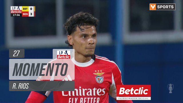 Benfica, Jogada, R. Rios aos 27'